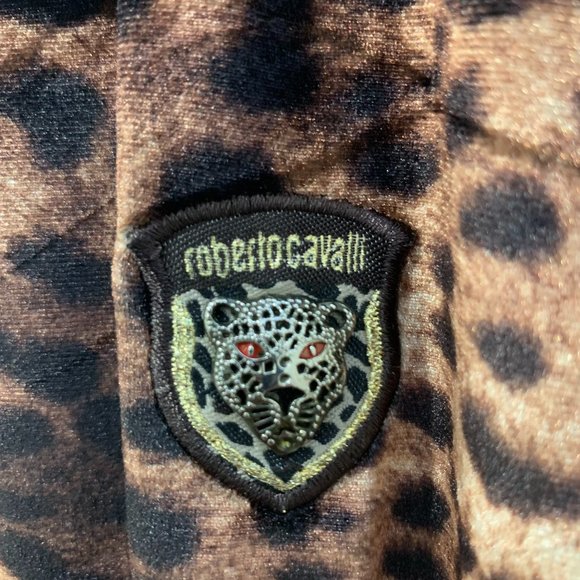 Roberto Cavalli Designer Leopard Pants - Picture 2 of 2